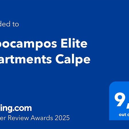 Hipocampos Elite Apartments Calpe Exterior foto